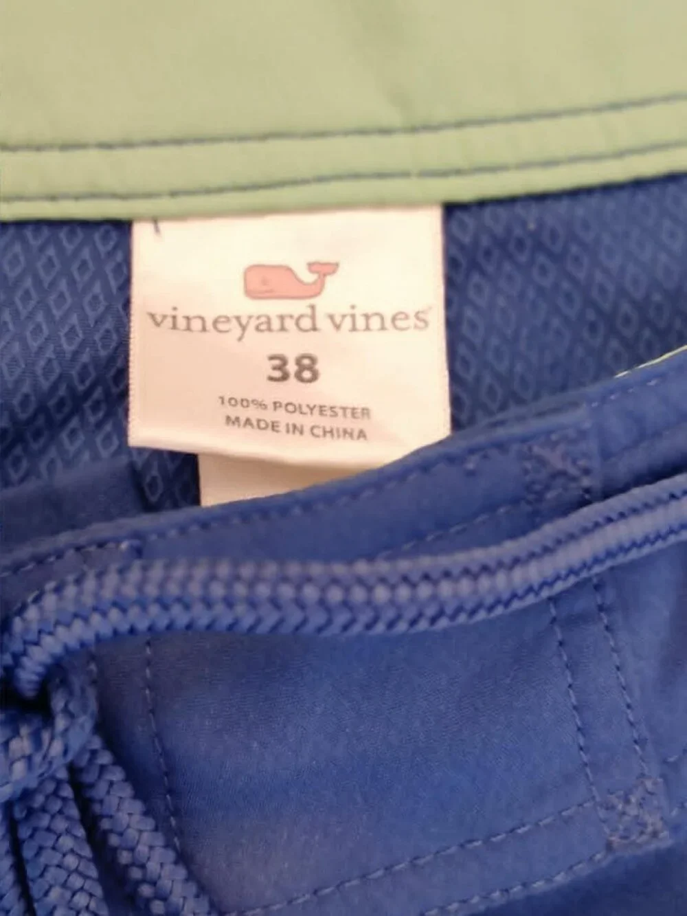 Vineyard Vines Swim Trunks Men's size 38 Blue Bathing Suit Board Shorts
